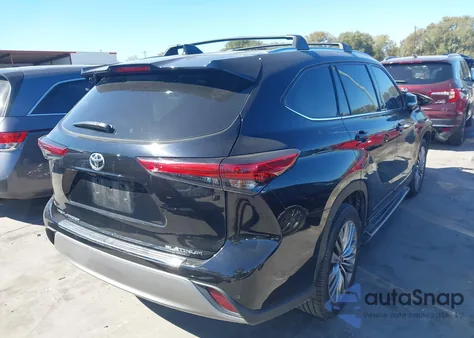 2021 Toyota Highlander Platinum from USA, damaged, VIN 5TDFZRAH6MS055984